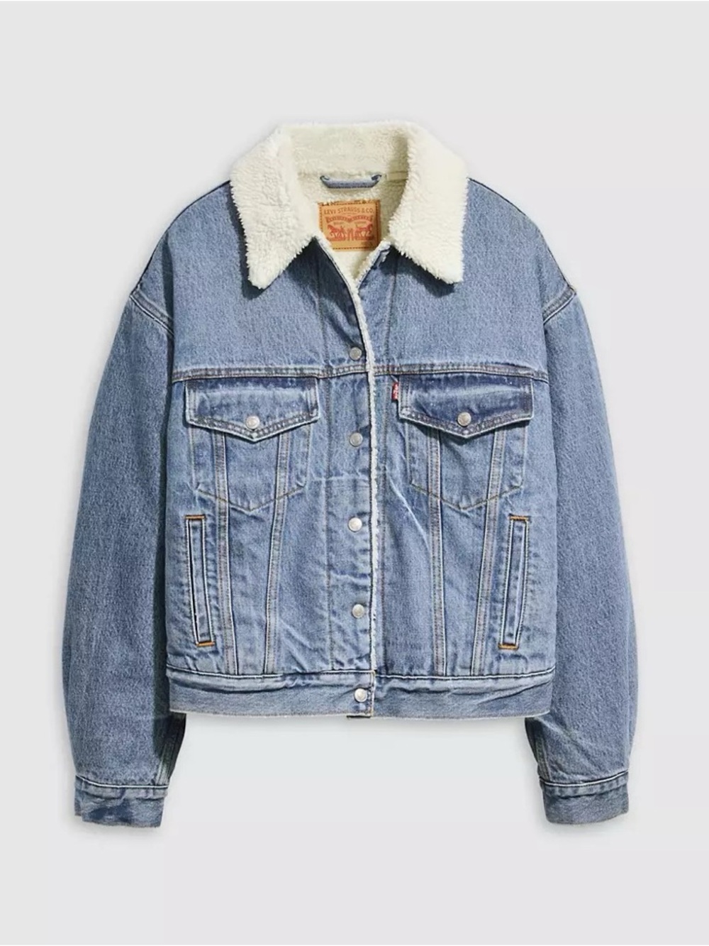 NWT Levi’s 90’s Sherpa Trucker Jacket - Picture 3 of 7